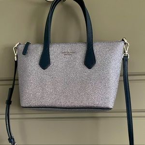 Navy blue with sparkles Kate Spade purse. Never used/like new condition!